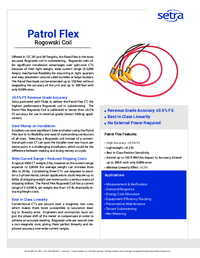 Thumbnail of document Data Sheet - PF Patrol Flex